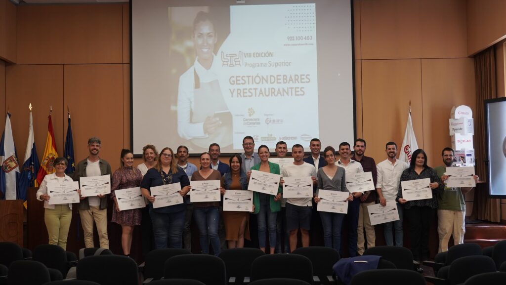 Cámara y CCC clausuran la VIII edición del Programa Superior en Gestión de Bares y Restaurantes